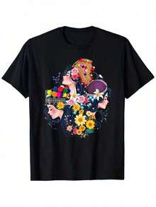 Hmong Kuv Yog Hmong Proud To Hmong Forever-Shirt,% Sister Shirt Women Mom Family Friends, Fabric Weight:180g, Black Round-Neck, S-XXL, Soft Breathable Colorfast Women'S Casual Short Sleeve Top Birthday Or Festival Women's-Shirtsummer Graphic Tees - 黑色 - 查看 1