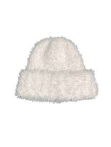 女士厚保暖内衬人造毛皮护耳针织帽，百搭休闲涤纶柔软无檐便帽，秋冬 - 帽子 - 查看 10