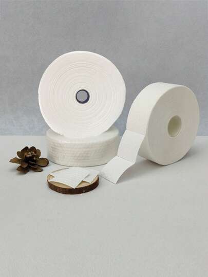 1 rotolo da 500 pezzi di salviette per unghie senza lanugine, dischetti di cotone bianchi per rimozione smalto, rimozione gel, pulizia e sgrassaggio per nail art, forniture per salone di bellezza, cura delle mani e dei piedi, rimozione dello smalto, strumenti per rimozione dello smalto