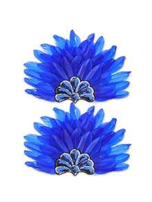 D EXCEED 1/2/3/4/6 Pcs Carnival Plumage Headband Lightweight Accessory For Parties Halloween Gifts Themed Events Durable Comfortable Flapper Headpiece Vibrant For Cosplay Celebrations - Multicolor - View 22