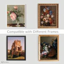 Victorian Decor For Vintage Wall Decor Unframed, Oil Paintings Landscape Wall Art For Living Room Farmhouse Wall Decor, Gothic Home Decor Aesthetic, French Country Modern Wall Art Prints, Gallery Wall Decor,10953781 - 薑色 - 查看 7