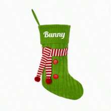 1 szt. Spersonalizowana skarpeta świąteczna z haftowanym imieniem, w stylu vintage, z mieszanki bawełny, w kształcie buta, z pętelką do zawieszania, świąteczna torebka prezentowa do dekoracji kominka