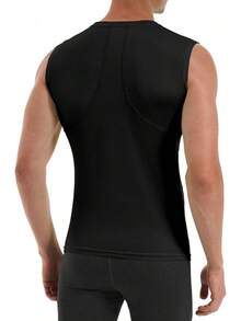 GYHSRunhit Sleeveless Compression Shirt Men Top Athletic Muscle Shirts Men - Grey - View 9