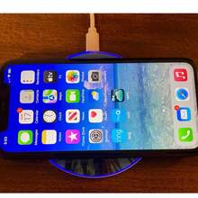 Personalized Wooden Wireless Charger 15W,Custom Photo Wireless Phone Charging Pad – Personalized With Your Favorite Team, Pet, Or Photo,Personalized With Office Accessories, Father's Day Gift For Mom – Tech Gift ﻿