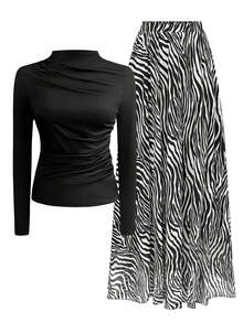 Women Two-Piece Outfits - Multicolor - View 3