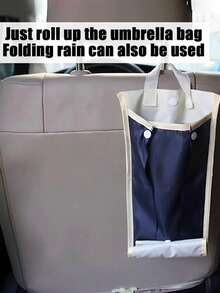 1 Confezione Borsa Portaombrello Multifunzione per Auto, Borsa Portaombrello da Viaggio per Auto Appesa, Borsa Casual e Durevole, Facile da Chiudere con chiusura lampo, Abbiamo una Custodia per Ombrello da Auto che Può Contenere 3 Accessori per Auto, Abbiamo Anche una Borsa Portaoggetti per la Presa d'Aria della Macchina per Vostra Comodità