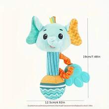 1个带铃铛的毛绒娃娃，是圣诞节、万圣节、感恩节、新年和情人节的完美礼物 - 彩色 - 查看 6