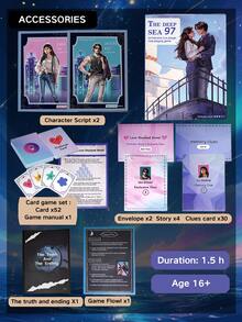 Mystery Roleplay Game For 2 Players (Ages 16+) – 90-Minute Detective Adventure With Puzzles, Romance & Co‑Op Investigation – Immersive Scripted Story For Couples Or Friends