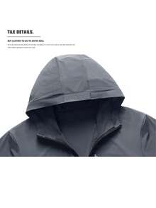 1pc Women's Lightweight Breathable Outdoor Jacket, Sports Coat For Autumn - Dark Grey - View 4