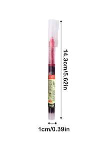 30pcs Straight Liquid Ball Pen Quick Drying Test Signature Gel Pen 0.5mm Black Blue Ink School Office Ball Pen Stationery School Rollerball Pen Back To School