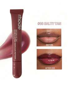 1 pieza Leoyol Lápiz labial hidratante transparente con aceite hidratante para labios