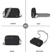 Crossbody Bags For Women Cross Body Purse With Guitar Strap Lightweight Puffer Shoulder Bag For Travel - 水綠色 - 查看 5