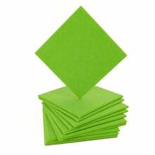 YUNRUX 12 Pieces 30*30cm Green Soundproof Panels Acoustic Panels Sound Insulating Panels - A - 查看 6