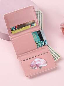 Cartoon Coin Purse, Umbrella Multi-Function Tri-Fold High-End Wallet, Cute Short Ins Style Girl Coin Purse - Multicolor - View 1