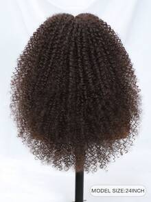 Perucas sintéticas Jerry Curl de 24 polegadas, perucas crespas e cacheadas para mulheres afro, 13x5x1,5, pretas, pré-depiladas, perucas de renda frontal Latisha para mulheres