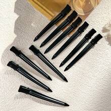 10pcs/5pcs Women's Fashionable, Simple, Street Casual And Convenient Y2K Style 3.54in Alloy Black Hollow Hair Clip Suitable For Women's Daily Decoration, Hair Salon Styling, Commuting Wear, Clip Hair Clip, Alligator Hair Clip Hair Accessory Headwear, Claw Clips, Hair Claws, Clips For Hair, Hair Slide, Hair Barrettes