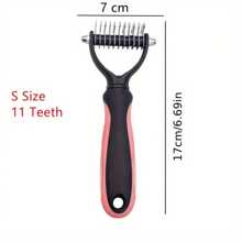 Pet Fur Cutter, Dog Grooming Shedding Tool, Double-Sided Pet Brush, Pet Supplies