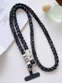 قطعة واحدة سيور هاتف محمول مضفر يدويًا من 3 خيوط