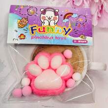 2025 Nuevo Artículo Juguete grande de apretón de pata de gato, Juguete de alivio de estrés, Bola de apretón de pata de gato linda, Juguete de apretón de pata de gato súper grande, Juguete de alivio de estrés de rebote lento de TPR, Juguete suave, Juguete de palma pegajosa, Juguete de alivio de estrés, Juguete de entrenamiento de coordinación mano-ojo, Juguete de alivio de estrés para niños y adultos, Juguete para niños, Juguete para niñas, Juguete interactivo para padres e hijos, Regalo para niños, Regalo sorpresa, Regalo de cumpleaños, Regalo de vacaciones - Navidad, Halloween - Juguete, Regalo