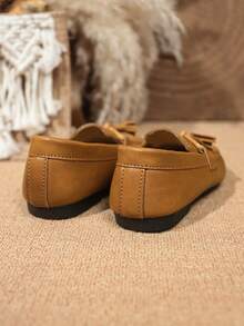 1 Pair Fashionable Versatile Soft Sole Cute Slip-On Tie-Dye Flat Shoes