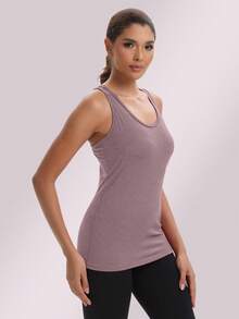 HOPLYNN 5 Packs Women's Sleeveless Running Tank Top, Athletic Gym Workout Jogging Yoga Vest Top, Quick-Dry, Breathable Sportswear - 彩色 - 查看 4