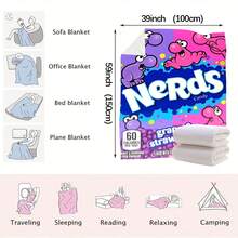 1PC Flannel Blanket Is Soft, Warm, Convenient, Lightweight, And Versatile. Suitable For Sofas, Beds, Bedrooms, Living Rooms, Offices, Camping, And Travel. It Is An Ideal Gift For Friends, Family, Sons, Daughters, Brothers, Sisters And Parents For New Year, Christmas And Birthday