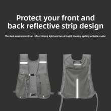 For Biking Running Storage Vest Lightweight Running Vest Reflective Hydration Water Chest Pack With Phone Storage Pocket