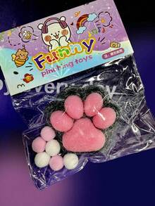 2025 Nuevo Artículo Juguete grande de apretón de pata de gato, Juguete de alivio de estrés, Bola de apretón de pata de gato linda, Juguete de apretón de pata de gato súper grande, Juguete de alivio de estrés de rebote lento de TPR, Juguete suave, Juguete de palma pegajosa, Juguete de alivio de estrés, Juguete de entrenamiento de coordinación mano-ojo, Juguete de alivio de estrés para niños y adultos, Juguete para niños, Juguete para niñas, Juguete interactivo para padres e hijos, Regalo para niños, Regalo sorpresa, Regalo de cumpleaños, Regalo de vacaciones - Navidad, Halloween - Juguete, Regalo