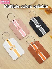 Customized Luggage Tag, Fashionable And Lightweight Luggage Tag For Travel Groups, Luggage Identification Tag, Airline Boarding Pass, Corporate Team Building Travel Identification Card, Luggage Tag, Backpack, Handbag And Schoolbag Nameplate, Summer And Winter Travel Accessories, Pet ID Tag, Travel Essentials Travel Storage Bag, Automotive Decor, Family And Friend Travel Gifts,New Year Glamour - Multicolor - View 4