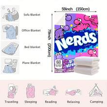 1PC Flannel Blanket Is Soft, Warm, Convenient, Lightweight, And Versatile. Suitable For Sofas, Beds, Bedrooms, Living Rooms, Offices, Camping, And Travel. It Is An Ideal Gift For Friends, Family, Sons, Daughters, Brothers, Sisters And Parents For New Year, Christmas And Birthday