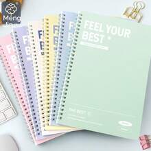 6pcs/Set Spiral Notebooks, 8.3" X 5.9" A5 Size, Thick Plastic Hardcover, 7mm College Ruled, 60-120 Pages, 6 Colors, Essential For Back To School, Suitable For Students, College Students, Office Workers - A5 Notepad - View 13