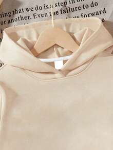 1 Stück Teenager Mädchen Straßen Bären Muster Hoodie, weich und bequem, Frühling & Herbst Alltags Lässig Tragen