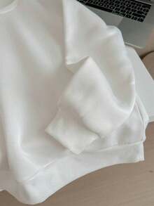 Hoodies For WomenCasual Simple London Flag Print Pattern Loose Round Neck Long Sleeve Sweatshirt For Women Autumn And WinterLoose And Comfortableed Hardy Clothes Tops - Màu Xám nhạt - Xem 10