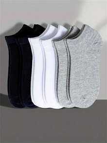 20 Pairs Of Men's/Women's Boat Socks, PlainColor, Anti Odor, Summer Ankle Socks, Casuaand Breathable Low Waisted Socks