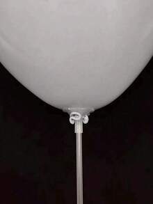 10/30 件塑料气球固定扣和杆，简约透明气球支架，用于各种节日、派对、毕业派对等场合 - 彩色 - 查看 7