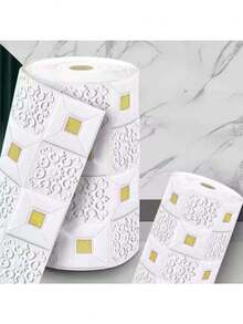 Self-Adhesive Panels Wallpaper 3D Wall Stickers Tile Modern Home Decor Decoration For Bedroom Living Room Kitchen TV Backdro