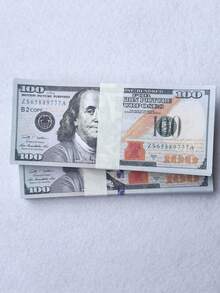 Est Photography Props/Film Shooting, Prank Family & Friends, Party Game Toys, 100-Yuan Denomination Banknote, Currency Props, Movie Props, Magic Props, Party Decorations, Prank Gifts, Origami Crafts, Spray Paint Gun Props, Game Chips, Battery-Free - Multicolor - View 20