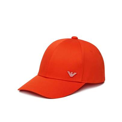 Emporio Armani Unisex Baseball Cap Red
