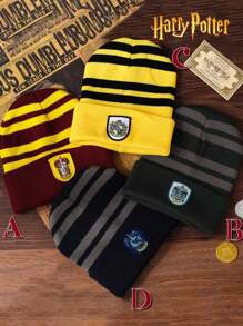 Harry Potter Wizard School Christmas Gift Set, Slytherin Scarf, Hat, Gloves, Tie, Birthday Gift,  Merchandise - Multicolor - View 7