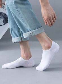 30/10/1 Pair Men/Women's Solid Color Breathable Low-Cut Ankle Socks, Odor-Resistant, Casual Summer Short Socks