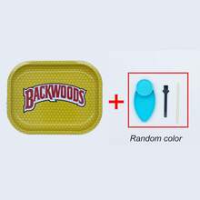 4 Stücke/Set Zigarettenrollschale Set | Größe - 18 cm x 14 cm | Cartoon Metall Rollschale - Perfektes Raucher Zubehör für Zigarettenpapiere und vorgefertigte Kegel Set