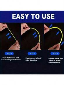 5/10/20/50/100pc Upgraded Fluorescent Luminous Bracelet Necklace, Party, Wedding, Concert Neon Lights - Bright Multi-Color Luminous Stick, DIY Fluorescent Bracelet, Party Decoration, Music Festival Supplies, Party Gifts (Color Random)