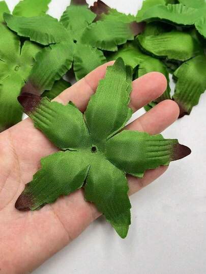 25/50/100 piezas Tallos de flores artificiales verdes, material floral DIY, regalo de San Valentín, ramo de boda, centro de mesa, decoración de mesa con enredadera de rosas para fiestas, corona
