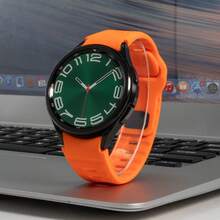 1 dây đeo silicon tương thích với Samsung Galaxy Watch 7 6 5 4 Classic 5 Pro 44mm 40mm 43mm 46mm 45mm Vòng đeo tay Galaxy Watch6 Dây đeo Watch4 - Đồng hồ Samsung7/6/5/4 - Xem 20