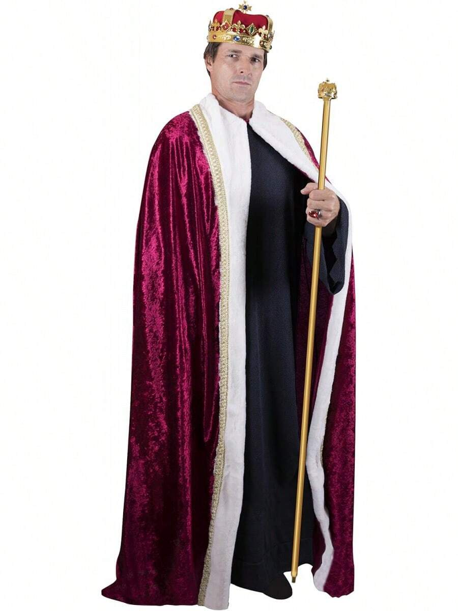 Capa roja de rey, disfraz de Lord Farquaad, disfraz de rey para hombres ...