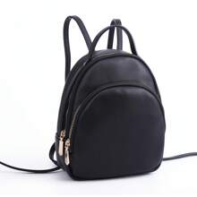 Mochila pequeña negra elegante - Perfecta para uso diario
