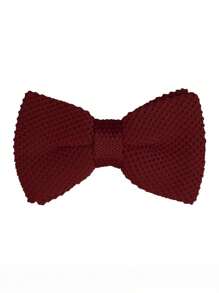 Children's Fashionable Knitted Double-Layer Bow Tie, Boys Girls Flower Girl Formal Wear British Style Baby Bow Tie, Suitable For 3-16 Years Old Kids To Wear For Performance, Wedding, Party, Daily