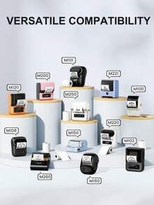 Phomemo 1 Roll Colorful Flower Shaped Thermal Labels, Size 1.97 Inch X 1.97 Inch (50x50mm), Multi-Purpose Self-Adhesive Thermal Printing Paper, Suitable For Clothing Tags, Price Tags, Category Labels, Packaging Stickers, Shipping Labels, Product Labels - Coral Pink - View 4