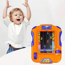 一套赛车游戏（不含电池，附带说明书），儿童竞赛游戏，锻炼手眼协调能力，装饰趣味玩具，亲子互动玩具，儿童礼物，迷你版，派对玩具，完美生日礼物，颜色和款式随机发货 - 彩色 - 查看 4