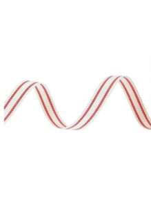 10码/卷 圣诞条纹丝带，礼品包装丝带，天然工艺缎带，DIY手工制作，节日婚礼情人节生日派对装饰，礼品包装 - 彩色 - 查看 11